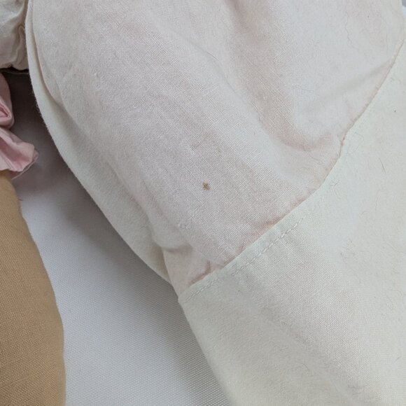 Vintage Raggedy Ann & Andy Cloth Dolls Handmade Set 25" Fabric Retro Toys - Picture 12 of 13